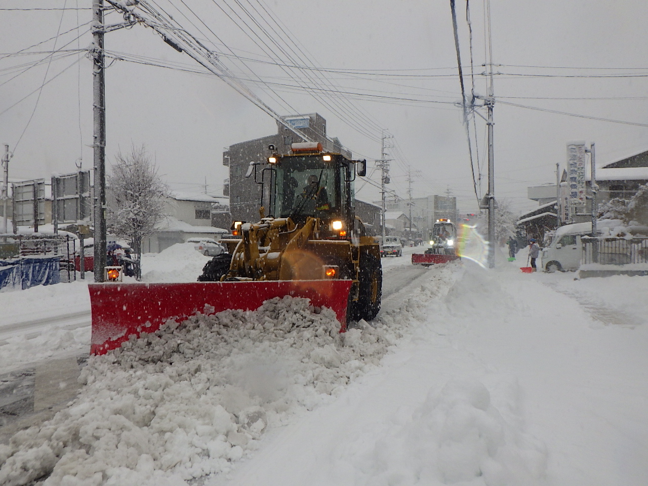 除雪作業